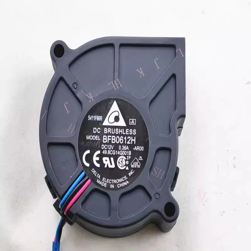NN    for  Delta BFB0612H-AR00 DC12V 0.36A 3-Wire Blower Cooling Fan
