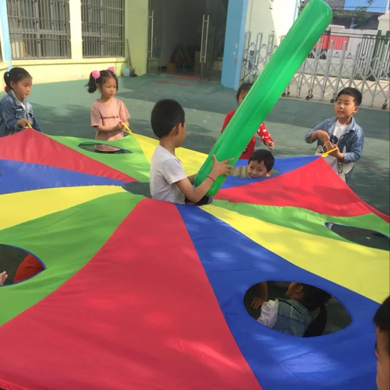 Parachute For Children With Free Air Rod, 2/3.6 M Diameter With 9 Hole For Available