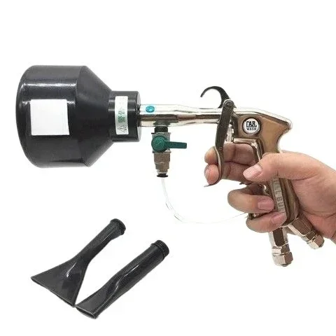 Water and gas double tube mixed foam gun, air drum tornado foam cleaning  , high pressure water fine car wash tool