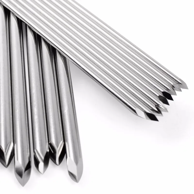 10pcs Veterinary Surgery K-Wire Orthopedic Kirschner Wire Pins Trocar one Ends Veterinary Tools