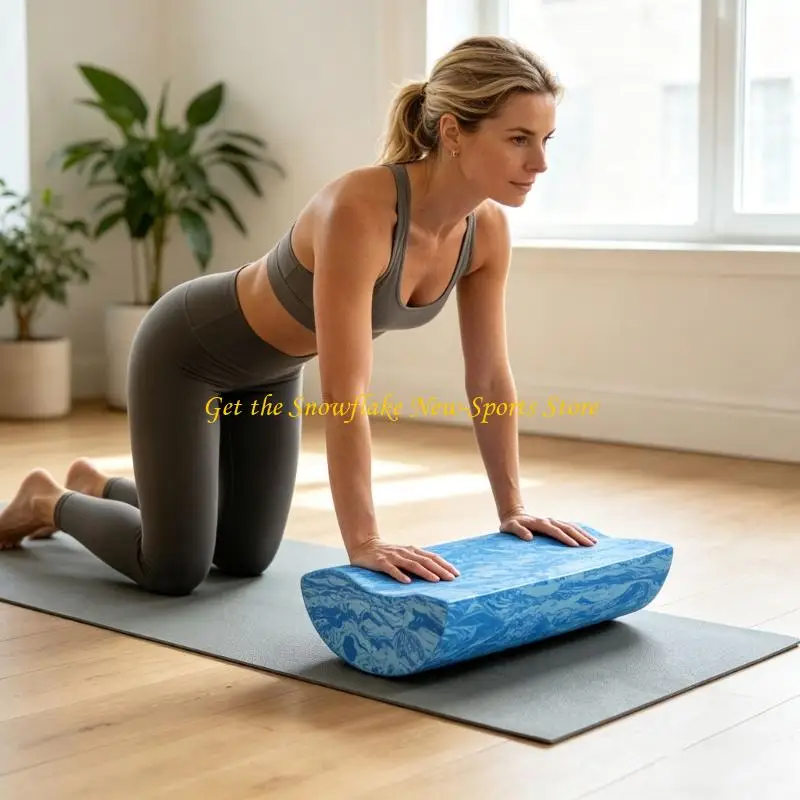 E56D Indoor Fitness Support Set for Pilates Users, Mat Practice, Stretching Routines, Body Positioning and Simple Storage After