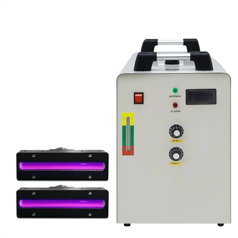 350W UV LED Curing Drying Lamp UV Printer Machine Water Cooled UV LED Curing System 395nm 14015