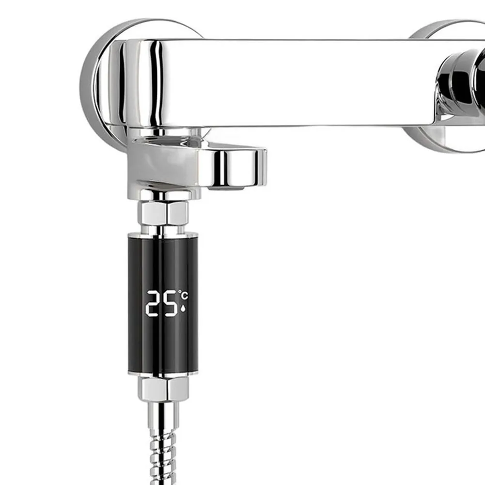 Termometro per doccia Display digitale Soffione doccia Routine per il bagno Compatto e leggero Funzionamento affidabile nelle condizioni umide