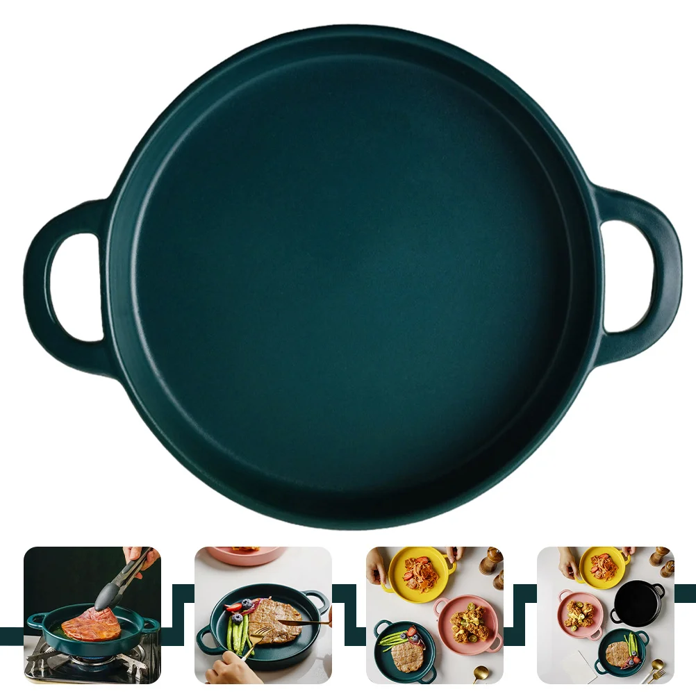 

Ceramic Baking Pan 9x13 Inch Smooth Non-Stick Easy Clean Oven Safe Dish for Lasagna Quiche Kitchen Cookware Baking Dish