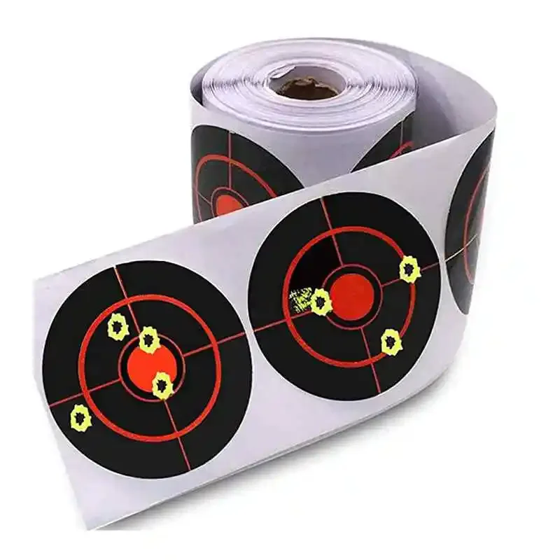 Splash Target Sticker Roll 3 "250/200/100PCS Sticky Reaction Target Paper Hunting Shooting BB Gun