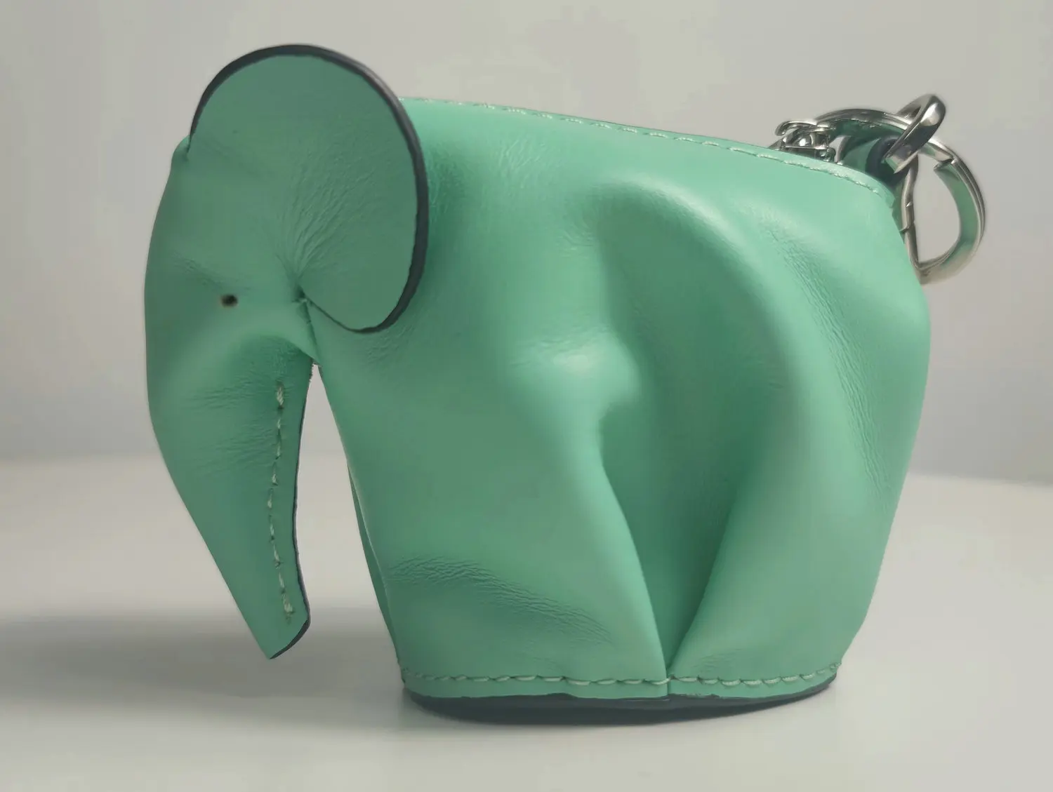 New TF Blue Animal Bags, Genuine Leather Handmade Bags Cowhide Elephant, Hippo, Tiny Crossbody Bag