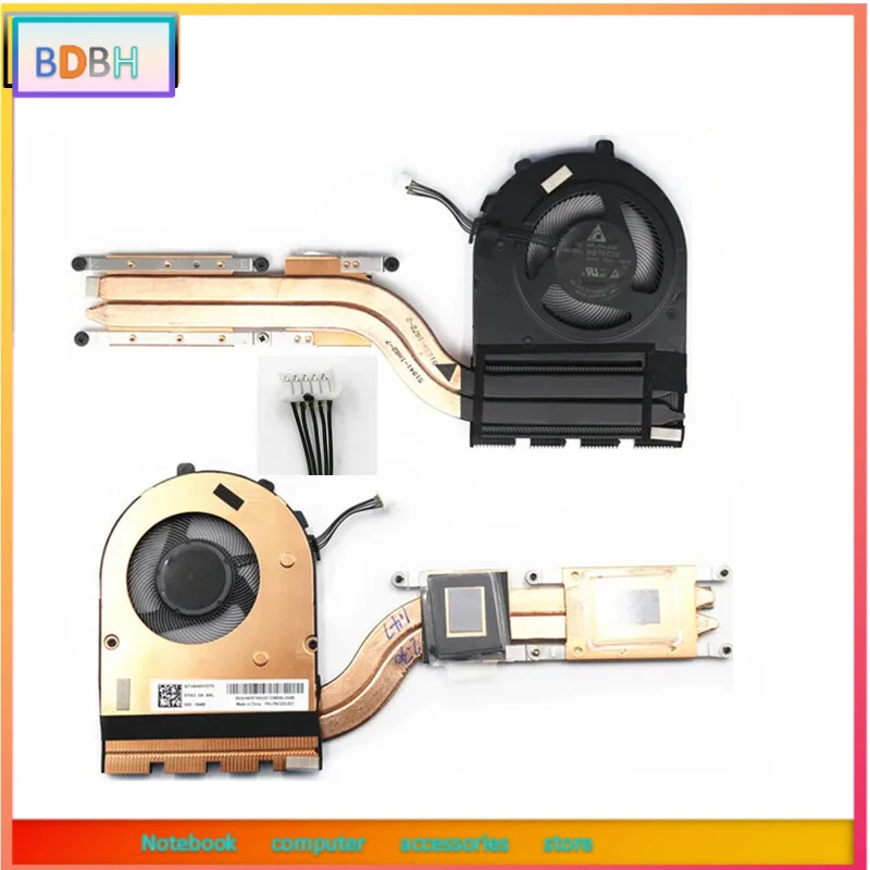 Thinkpad E490 E590 Heatsink With Fan 02DL822 02DL823 AT1AH001DT0