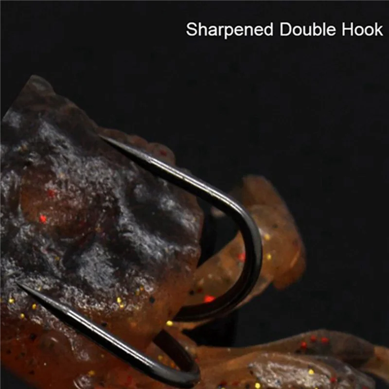 6 ชิ้นปูตกปลา Lure Kit,จําลองปูเหยื่อประดิษฐ์ปลาเหยื่อ Sharp Hook, 3D Soft Sea Crankbaits ร้อน