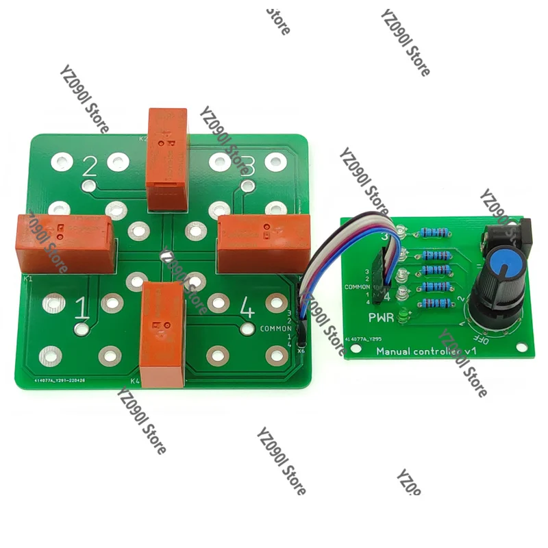 4 In 1 Remote Control Coaxial Antenna Switch, SO-239 Port RF Signal Switch for Amateur Radio Equipment