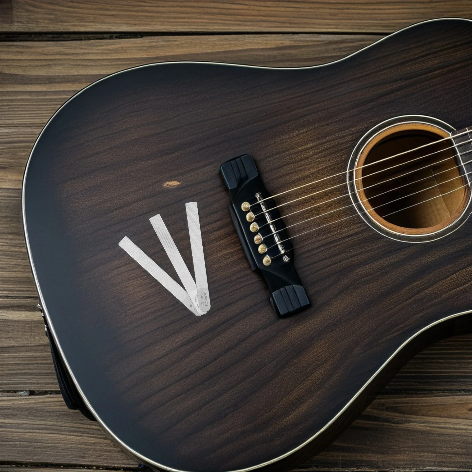 

Набор из 3 инструментов для настройки гитары: напильники для грифа, инструменты для ремонта и обслуживания акустических, электрогитар, бас-гитар и мандолин