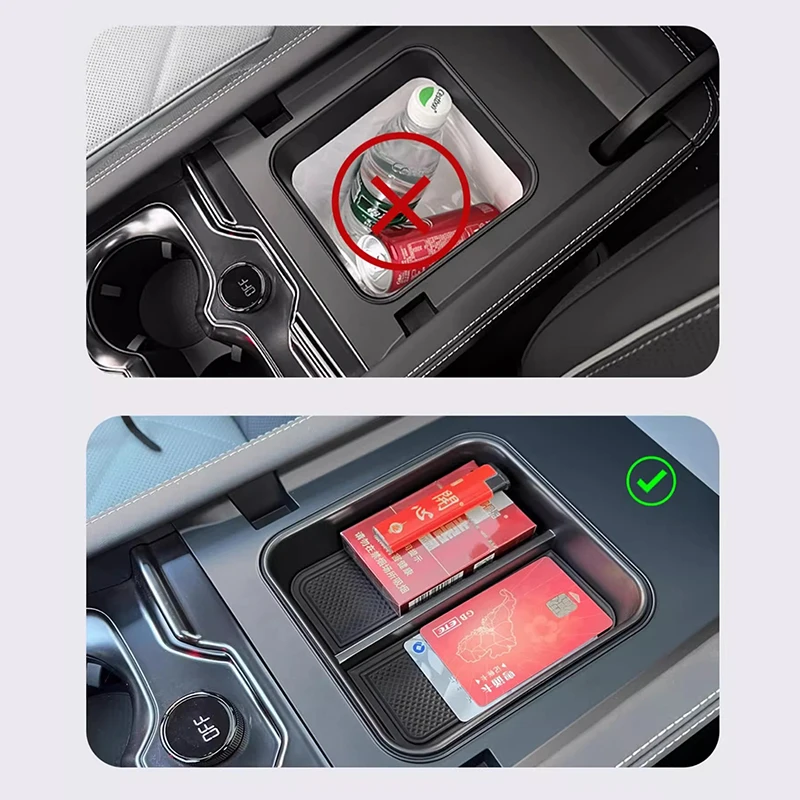 Central Armrest Box Refrigerator Storage for BYD Leopard 5 Dashboard Organizer Interior Accessories