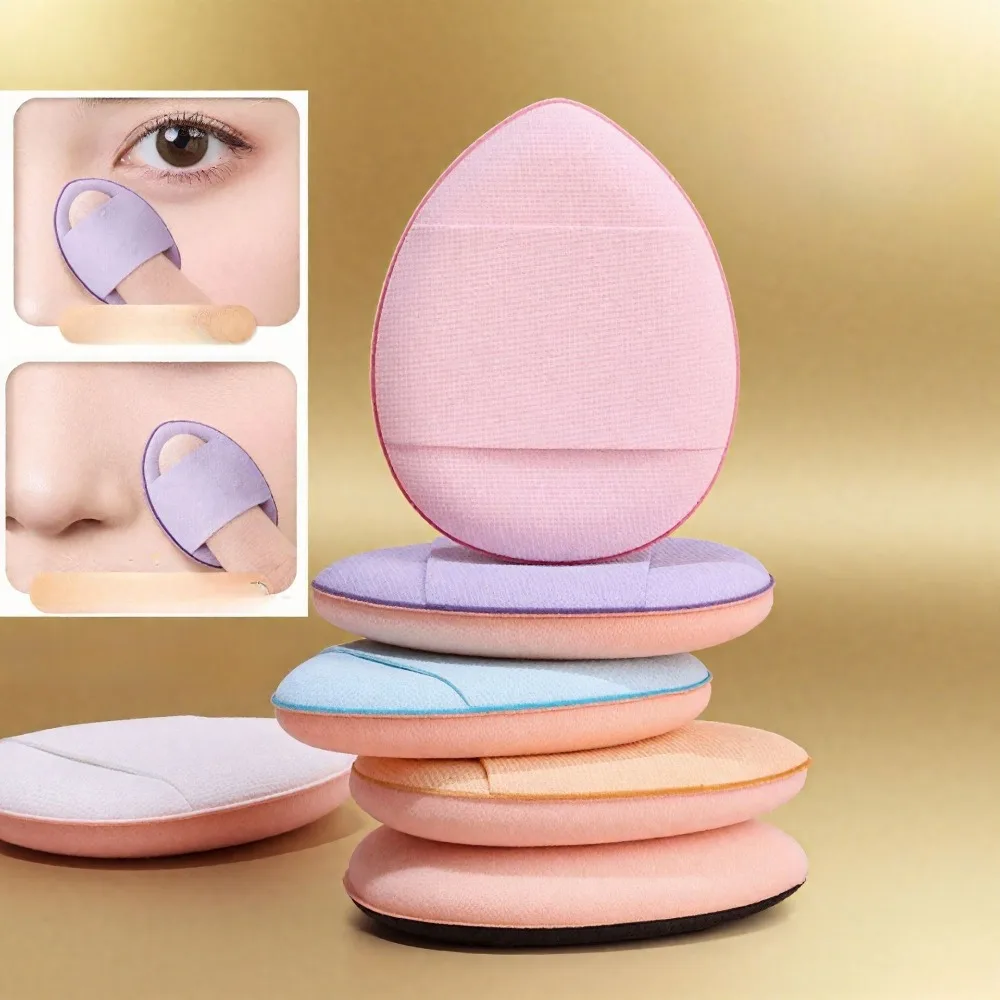 6Pcs Mini Air Cushion Foundation Puff - Small Powder Sponge for Face Concealer BB Cream Cosmetic Applicator Makeup Tools