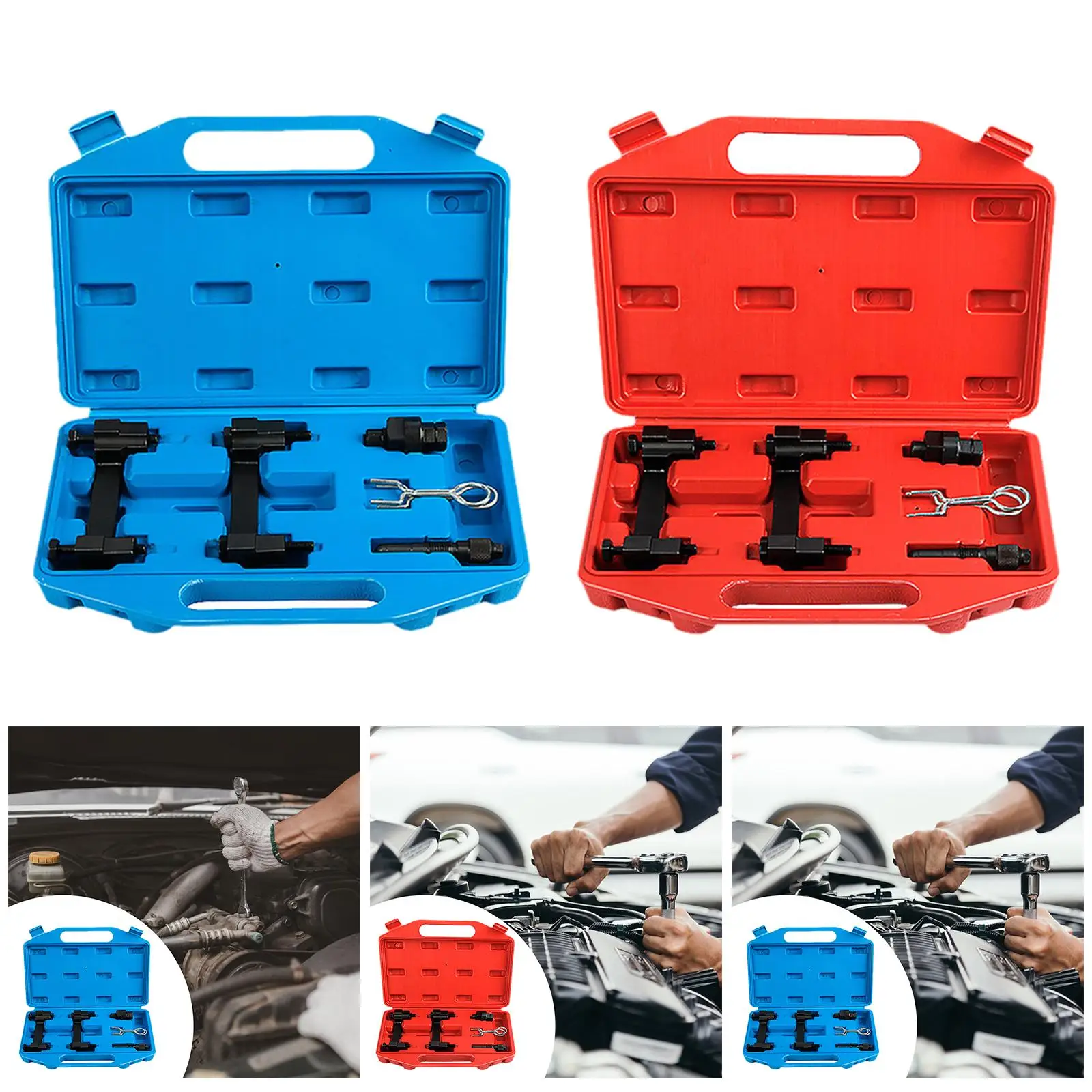 

Professional Camshaft Adjuster Sprocket Adjustment Tool Engine Timing Repair Set for A