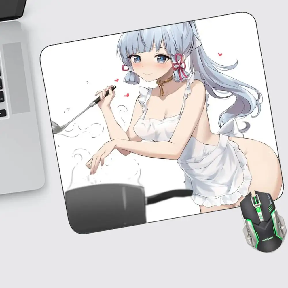 

Genshin Impact Mouse Pad Small Gaming Accessories Keyboard Computer Offices Desk Mat Pc Gamer Non-slip Rubber Mousepad