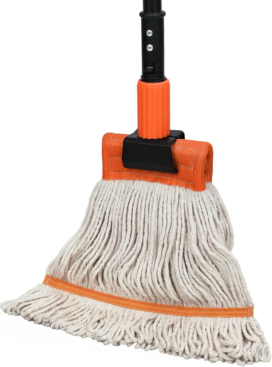 

58" Heavy Duty Industrial Mop for Floor Cleaning, Quick-Change Cotton String Wet Mop for Home, Garage, Office