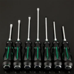 Knock screwdriver 7-piece manual crosshead screwdriver flat mouth plum domestic auto repair driver