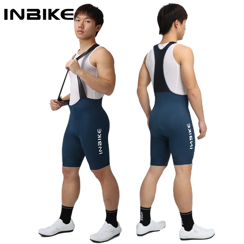 

INBIKE Summer Men Cycling Shorts Padded Breathable Road Bike Bib Shorts MTB Cycling Clothes for Men Bicycle Biking Tights Man