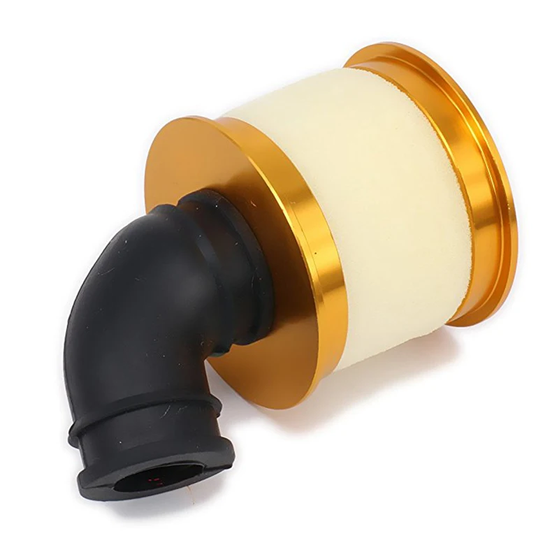 The New Air Filter Sponge Open Alloy Aluminum 04104 for 1/10 RC Hobby Model Nitro Car,gold