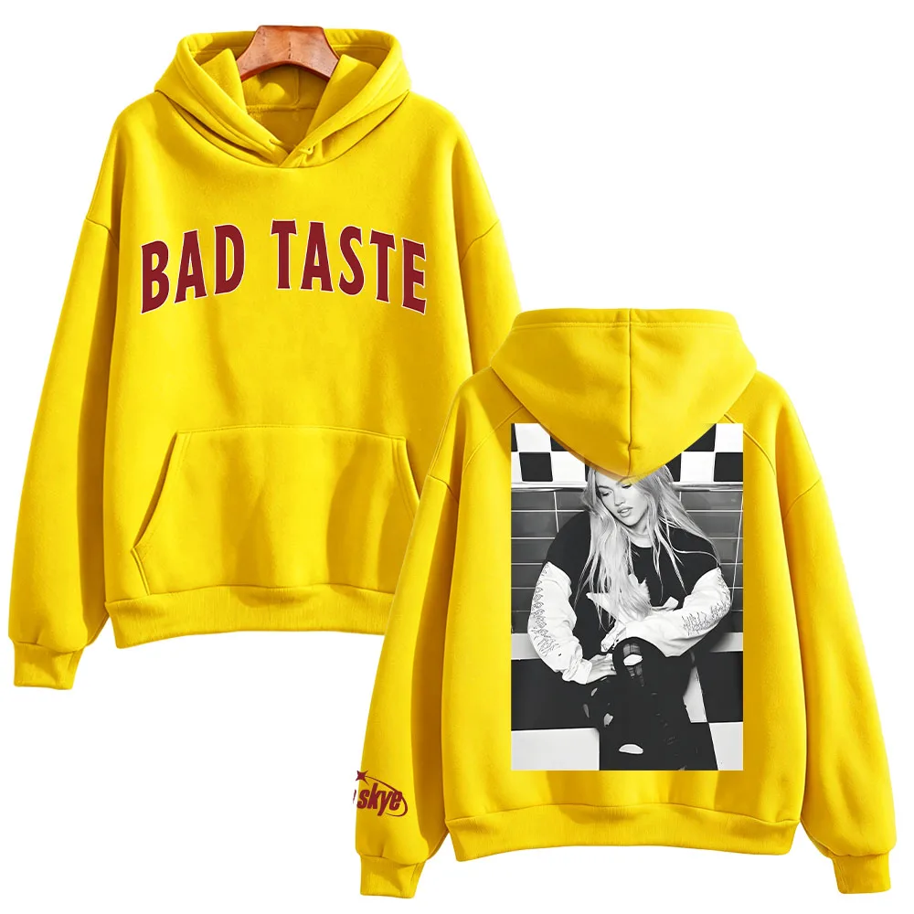 Freya Skye Bad Taste Photo Hoodie Unisex Vintage Grafikdruck Langarm Kleidung Casual Streetwear Fan Geschenk Tops Sweatshirts – Detail 18