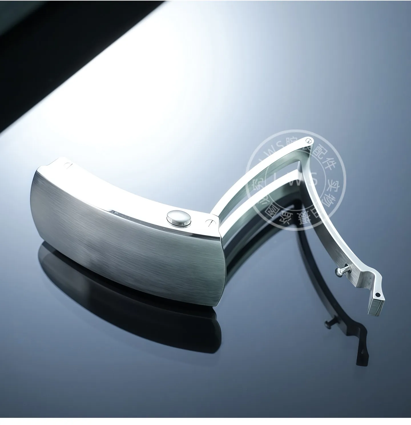 For the Omega Seamaster 300 Diver's Watch: New PUSH Telescopic Micro-Adjustable Folding Clasp Replacement Buckle