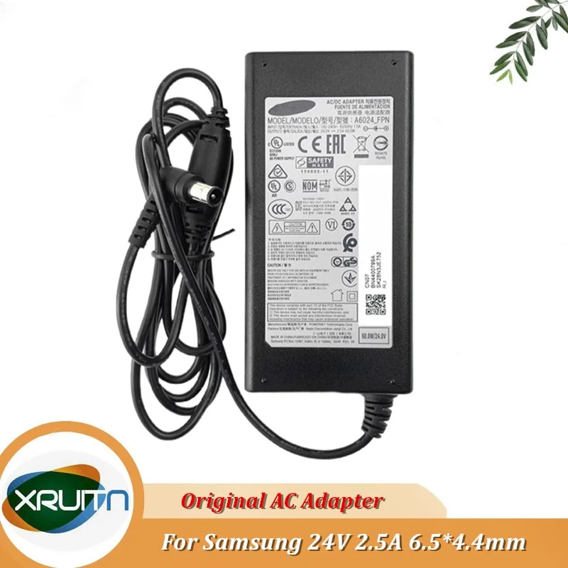 Original 24V 2.5A 60W A6024_DSM A6024_FPN AC Adapter For SAMSUNG HW-J550 HW-J450 HW-F550 HW-J355 A6324_DSM BN44-00639A Charger