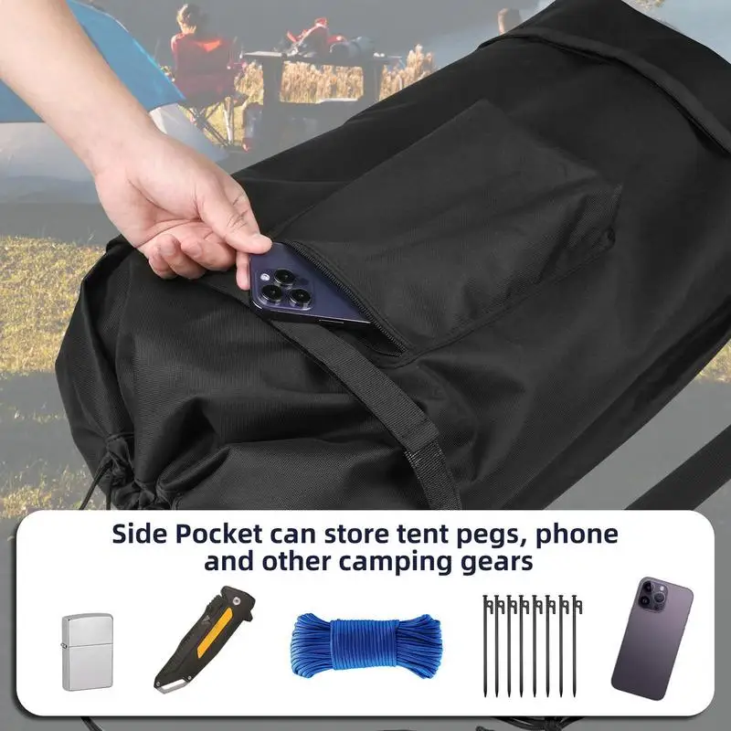 Tent Carrier Bag Sports Folding Storage Organizer Large Duffel Bag For Travel Camping Sports Equipment Storage Luggage Organizer