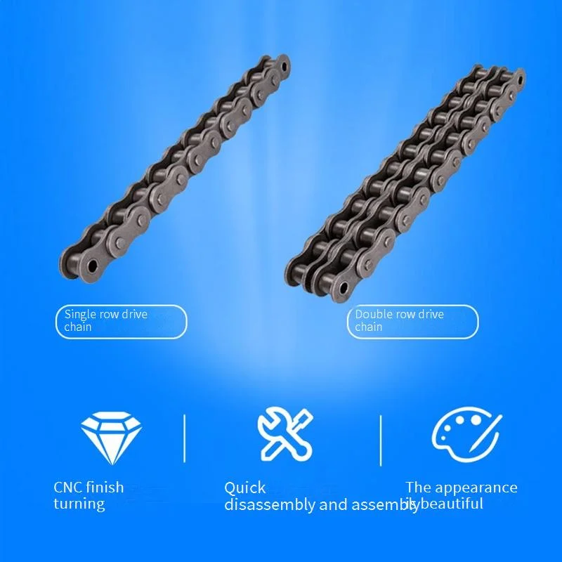 1Pc 2 Points 04C 1500mm Sturdy And Durable Industrial Transmission Chain for CNC Parts ﻿