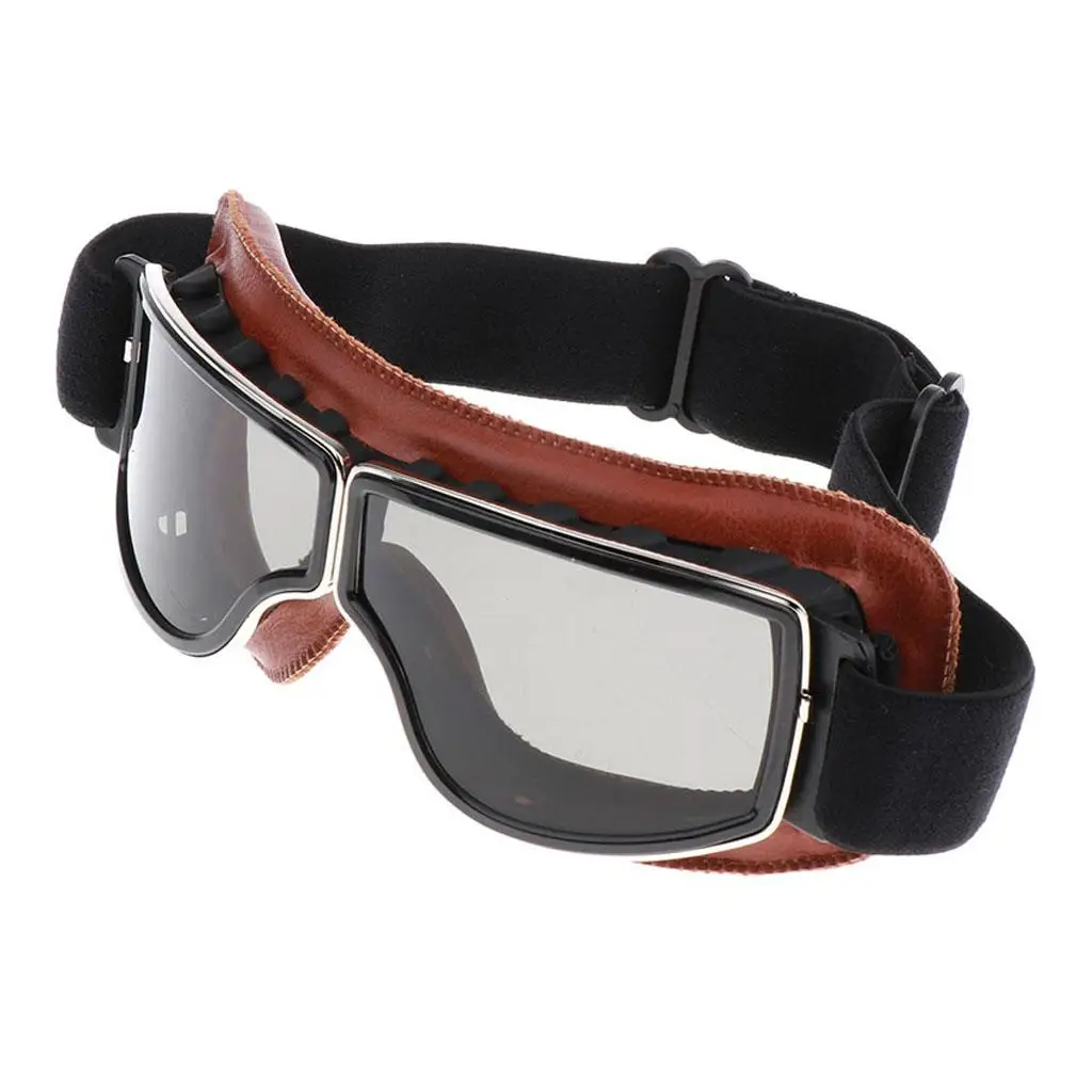 Retro Motorcycle Scooter Goggles Dirt Bike Glasses #5