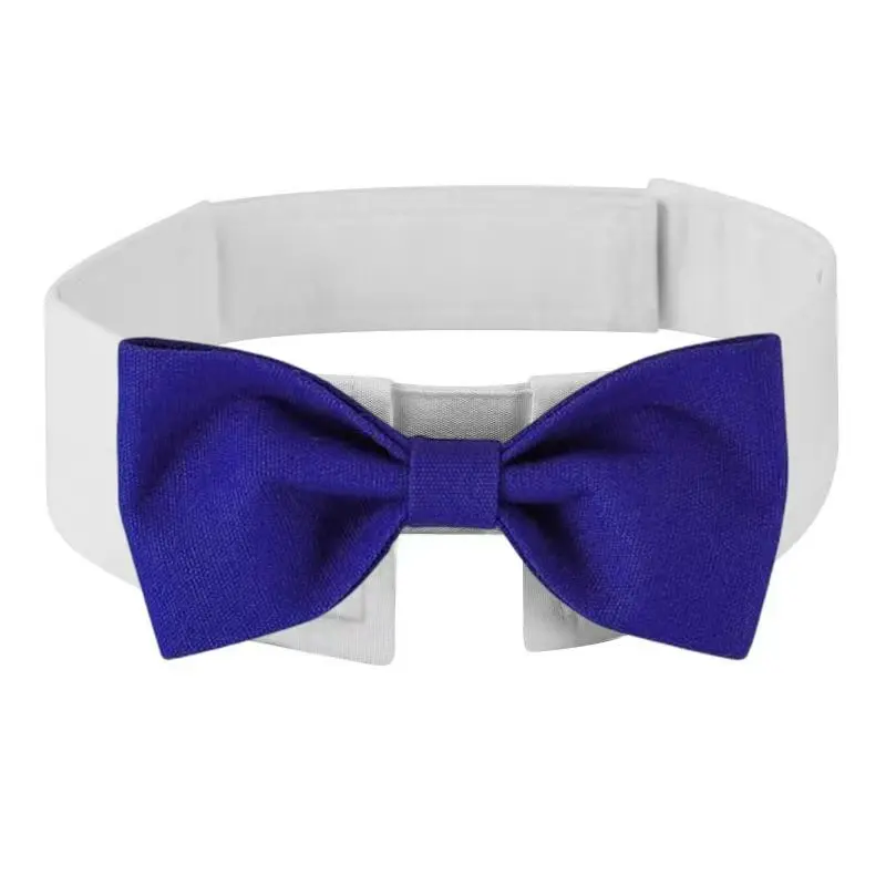 Pet Puppy Dogs Adjustable Bow Tie Collar Necktie Bowknot Bowtie Holiday Wedding Decoration Accessories Dog Collar Pet Supplies