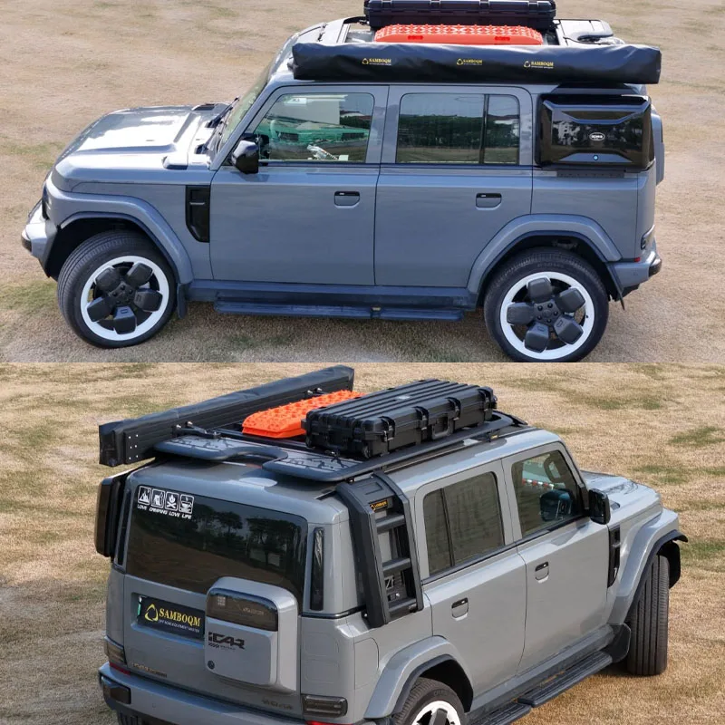 

Roof Rack Side Ladder Made of High Quality Aluminum Alloy, Suitable for Chery Icar V23 Accessories ICAUR V23 Roof