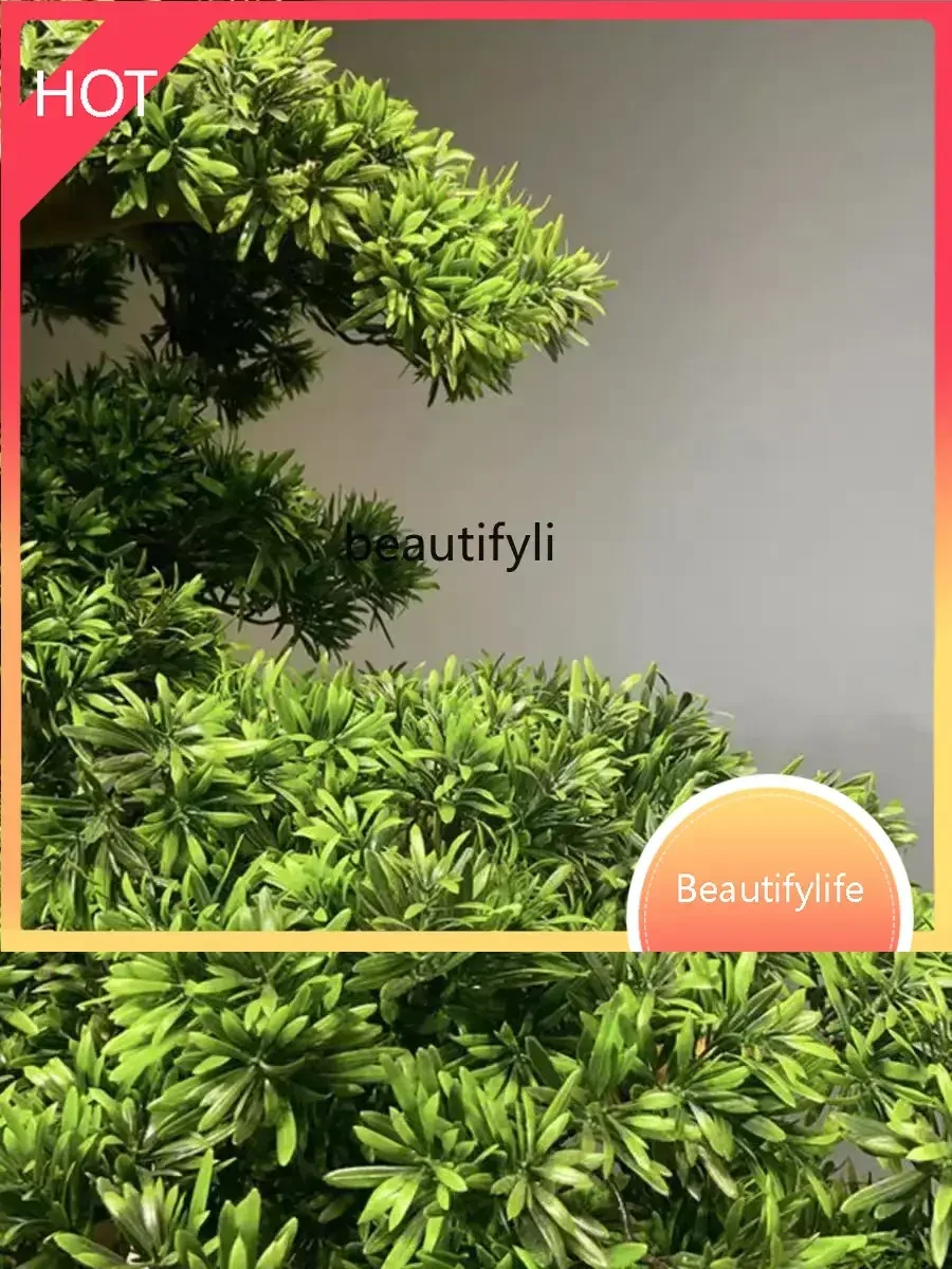 Simulation of Luo Hansong Green Plant Artificial Tree Interior Landscaping Decoration Ornament New Chinese Style