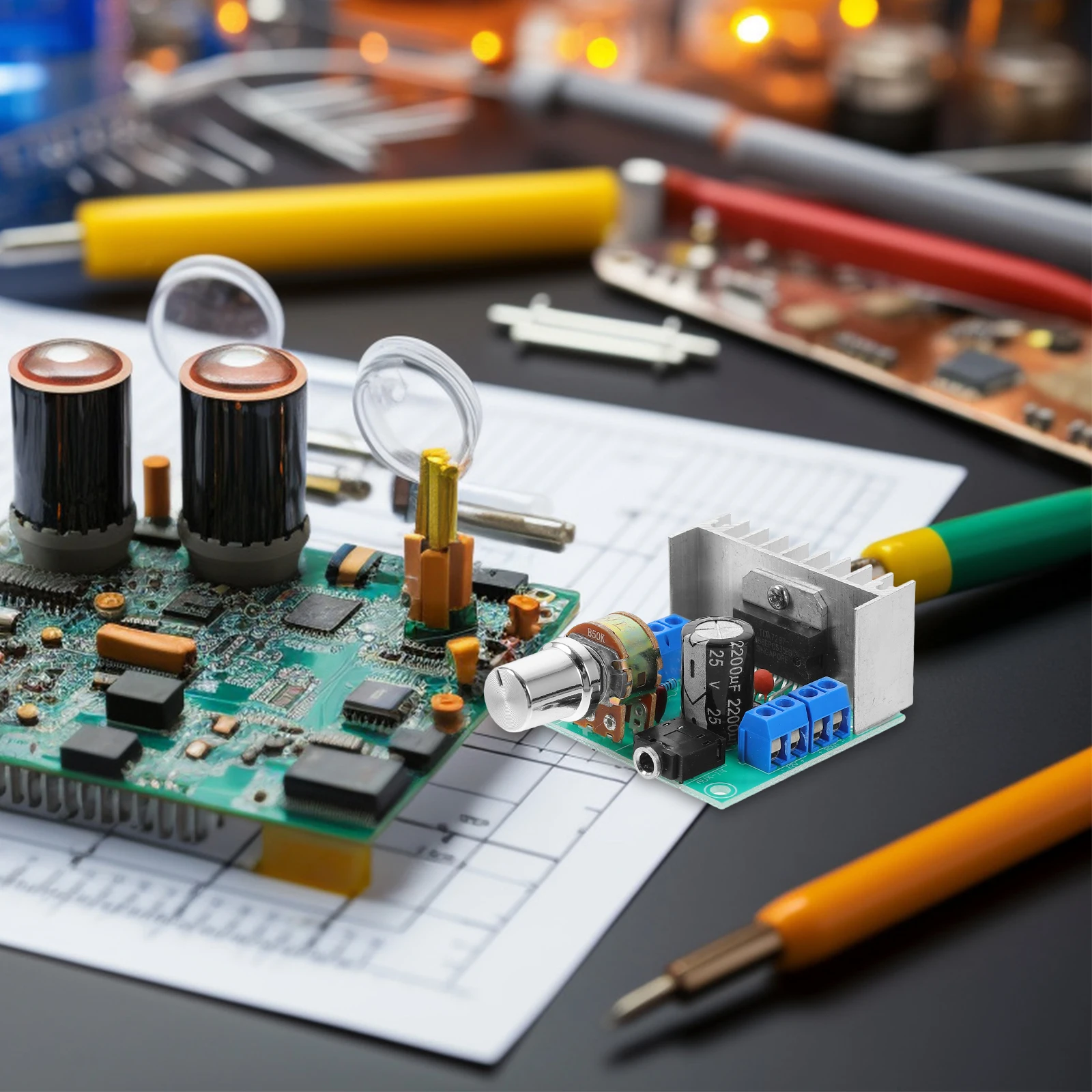 

TDA7297 Digital Audio Power Amplifier Module Dual Channel Stereo Amp Board DIY Sound