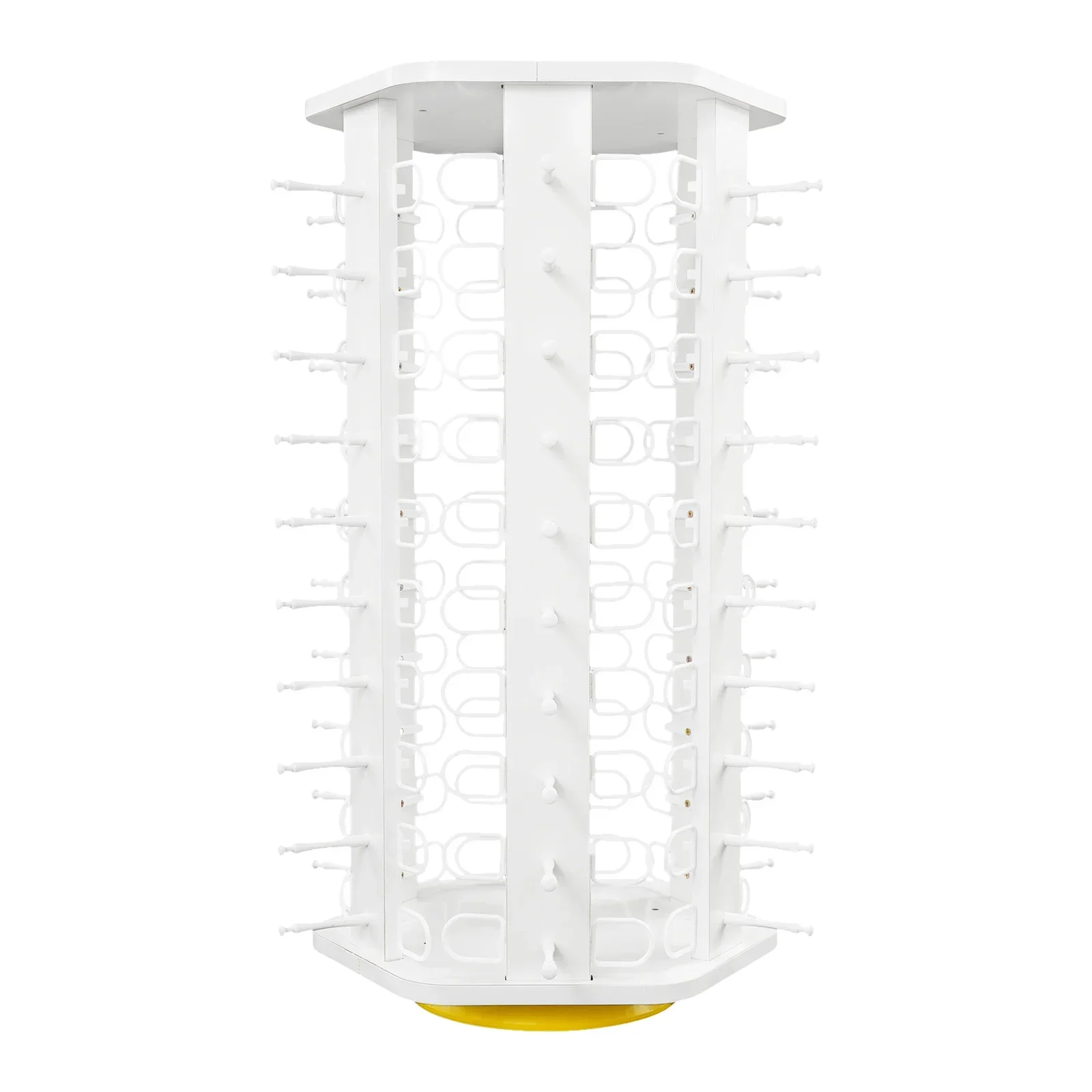 360 ° رف عرض النظارات الدوارة، تصميم سطح الطاولة بسعة 60 زوجًا يجذب العملاء، سهل التجميع لمتاجر البيع بالتجزئة #3