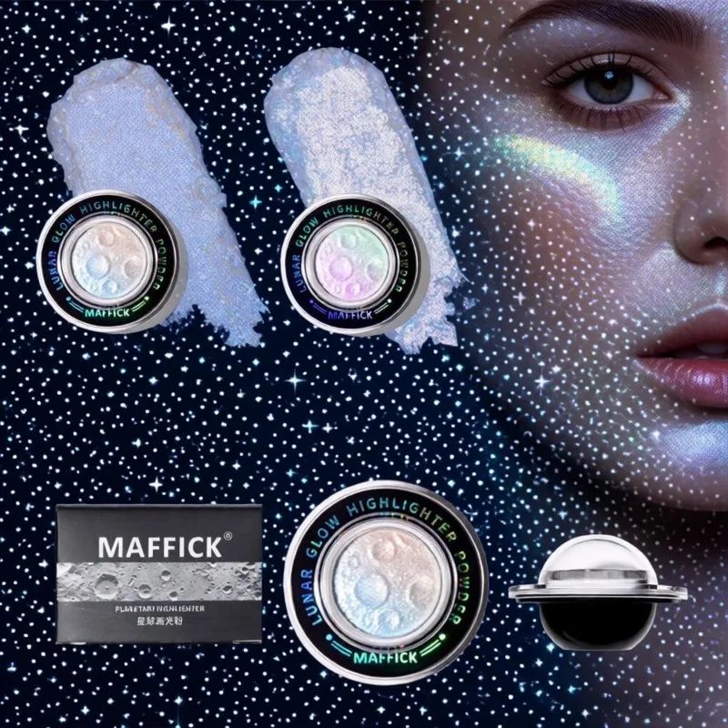 8 Color Planet Highlighter Powder Shimmer Sparkle High Gloss 3D Face & Body Brightening Makeup Cosmetics for All Body