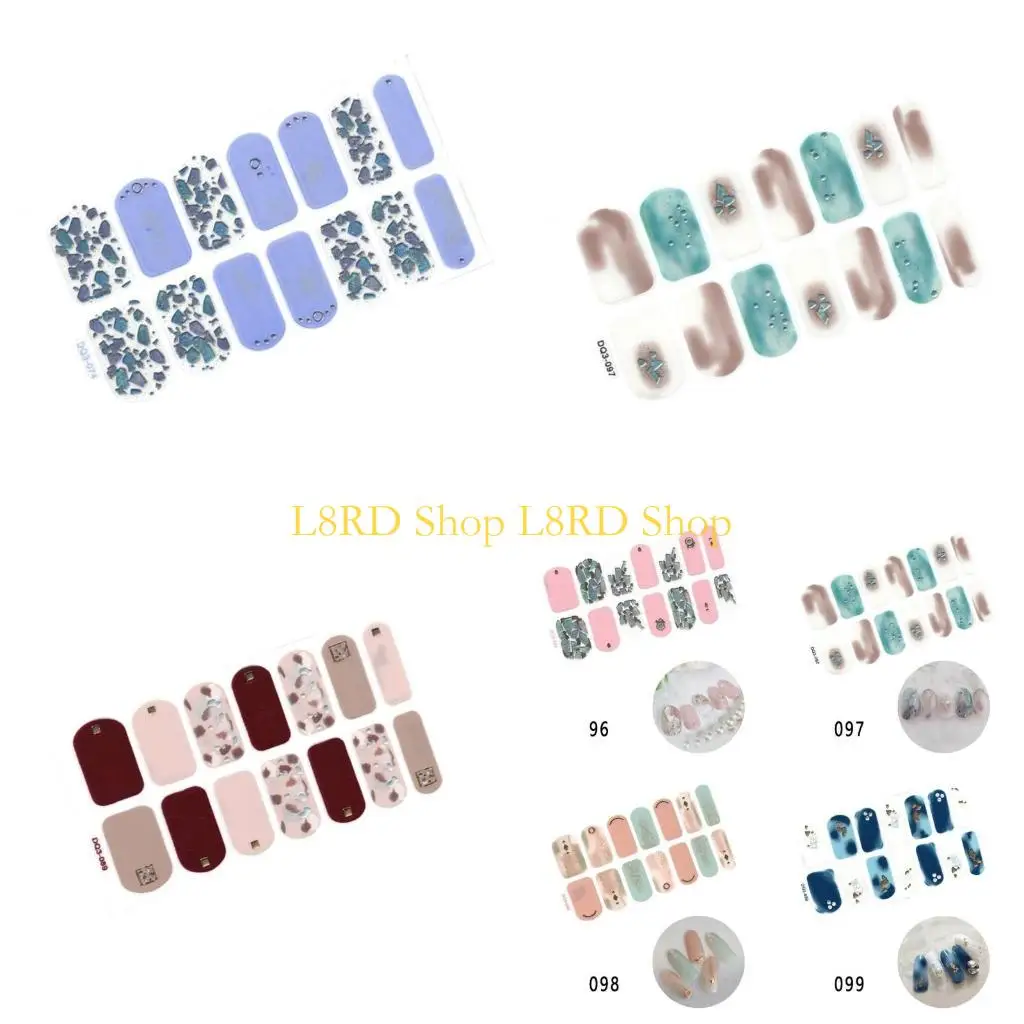 

L8RD The Trips Оберните французскую наклейку на ногте