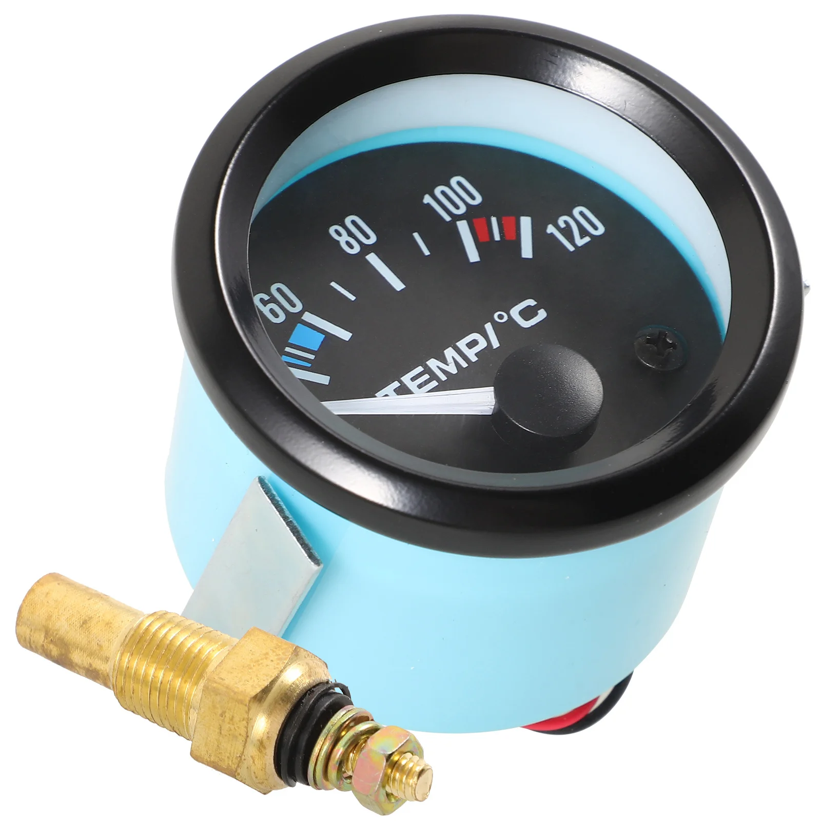 سيارة مقياس درجة حرارة الماء 12 فولت العالمي السيارات مقياس الحرارة الحديد Abs في الوقت الحقيقي رصد لوحة القيادة أداة لوحة عدة ل #5