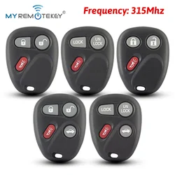 MYREMOTEKEY Keyless Remote Control Car Key Fob 315Mhz 3/4B for GM Chevrolet GMC 1998-2002 Oldsmobile Pontiac 1996-2000