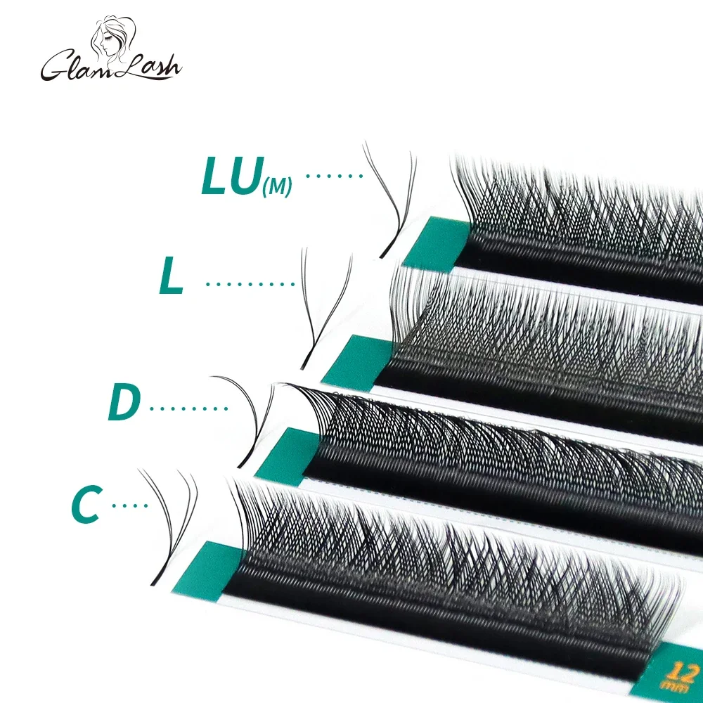 GLAMLASH Y YY shape Lashes Hand-woven Faux YY Premade Volume Eyelashes Super Natural Soft False Eyelash Grafting