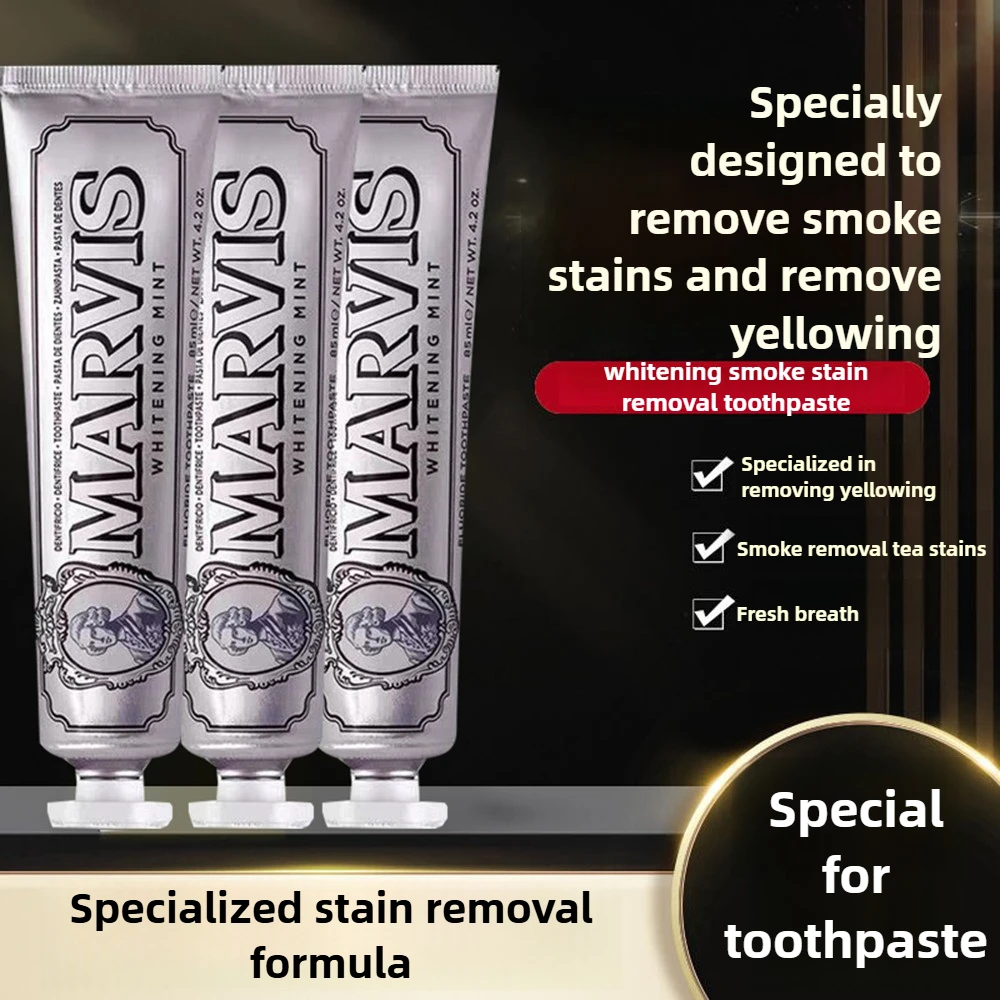 

Whitening Toothpaste Italy Original Marvis Freshen Breath Remove Smoke Stains Deep Cleansing Toothpaste Remove Smoke Stains
