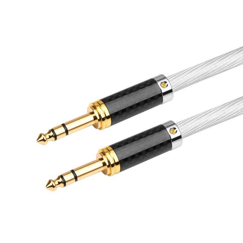 ATAUDIO HIFI 6,5mm 6,35mm Jack Audio Kabel 6,35 Jack Stecker auf Stecker Aux Kabel 1m 2m 3m für Gitarre Mixer Verstärker Bass 6,35mm Aux Kabel 3