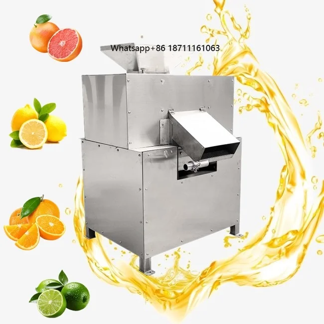 Industrial Cold Press Double Roller Slow Squeezer Commercial Fruit Lemon Juice Make Citrus Orange Juicer Extractor Machine