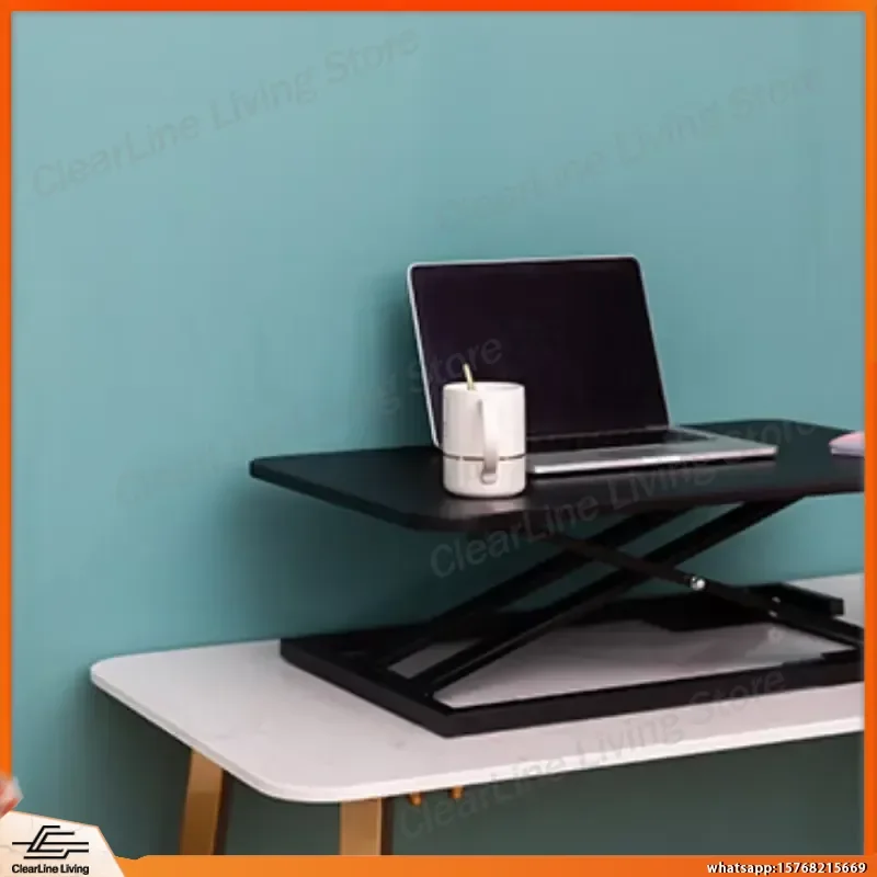 Adjustable Standing Desk Electric Height Adjustable Desk for Home Office Laptop Workstation Foldable Vertical Lifting Raising