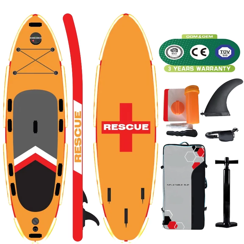 

WINNOVATE2089 High Quality Lifeguard Rescue Board Inflatable sup Stand up Paddle Board for Water Rescue