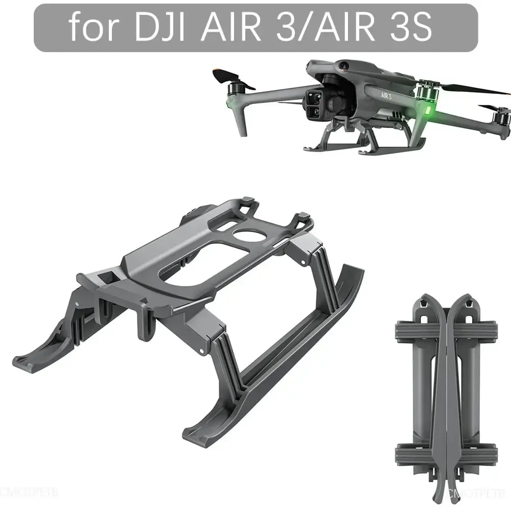 Landing Gear for DJI AIR 3S AIR 3 Drone Landing Legs Quick Installation and Removal Can Be Folded Legs Extender Accesorios