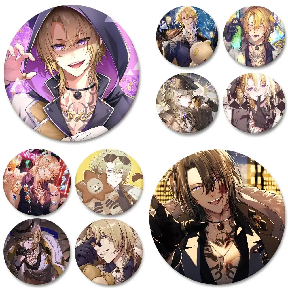 Anime Virtual Idol Luca Kaneshiro Round Badges Can Be Used To Decorate Clothes And Backpack Pins