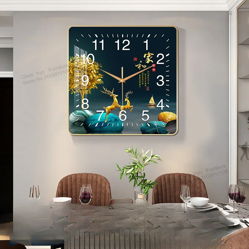 Living Room Study Wall Clocks Hanging Bedroom Home Decor Decoration Fitment Wall Clocks Minimalism Wandklok In De Woonkamer