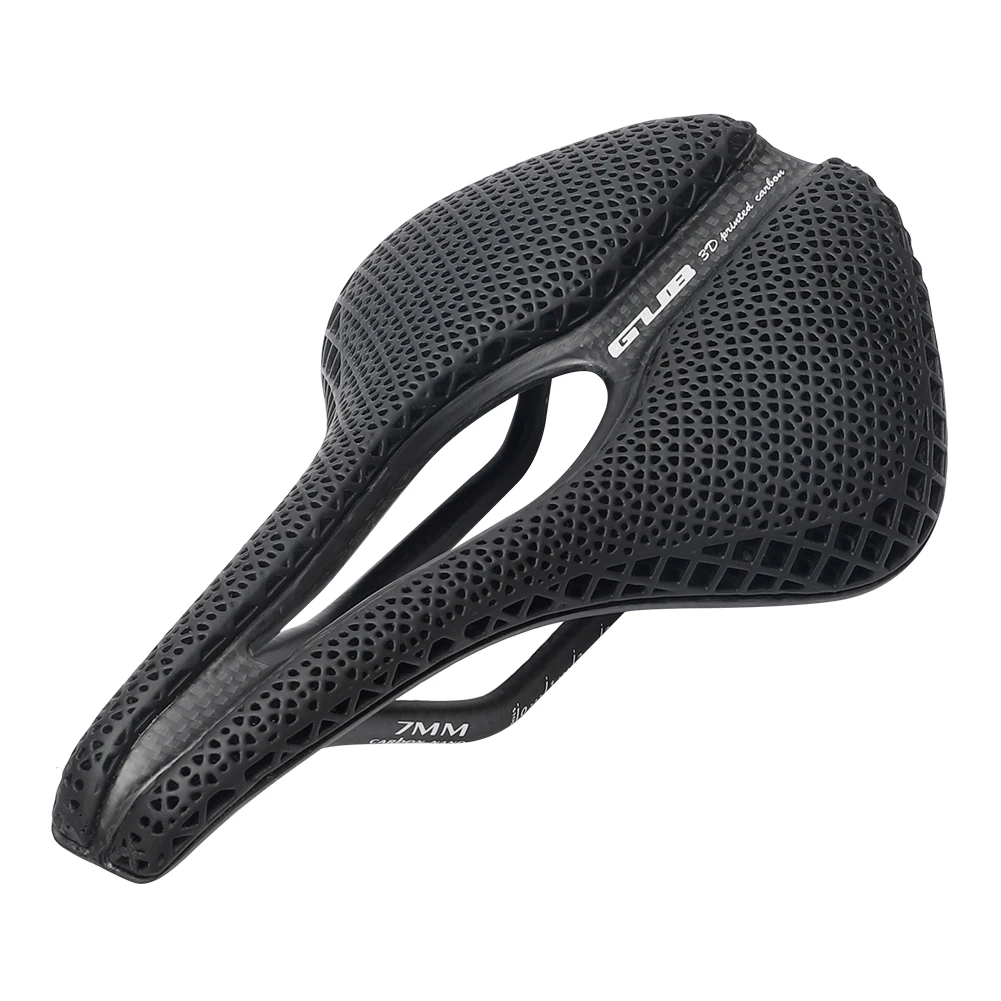 

GUB 1176 3D Printing Carbon Fiber Bicycle Saddle Seat Comfortable Breathable Honeycomb 3D Printed Cushion for Mountain Road