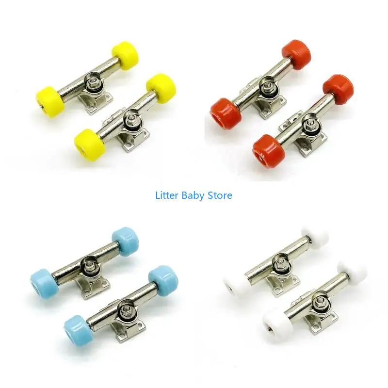 

N80C Truckwheel for Toy Finger Skateboard Mini Finger Figurine Parts 2P