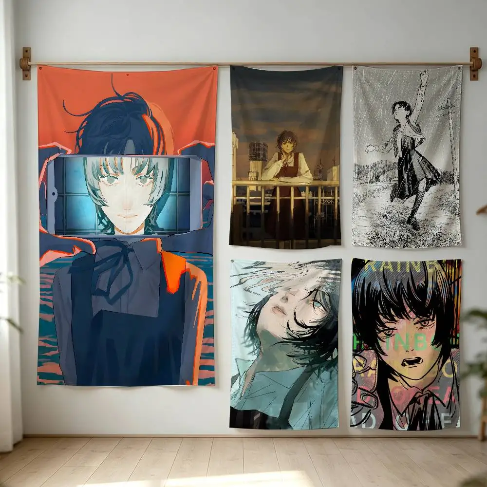 Goodbye eri  Manga Flag Digital Printing Banner for Garage Wall Out Door Decoration