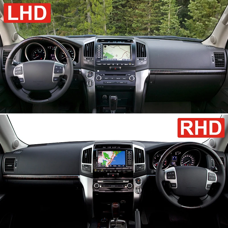 For Toyota Land Cruiser 200 J200 2008-2013 2014 2015 2016 2017 2018 2019 2020 Car Dashboard Avoid Light Pad Sun Shade Carpets